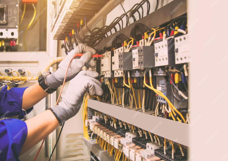 Image of a structured cable setup